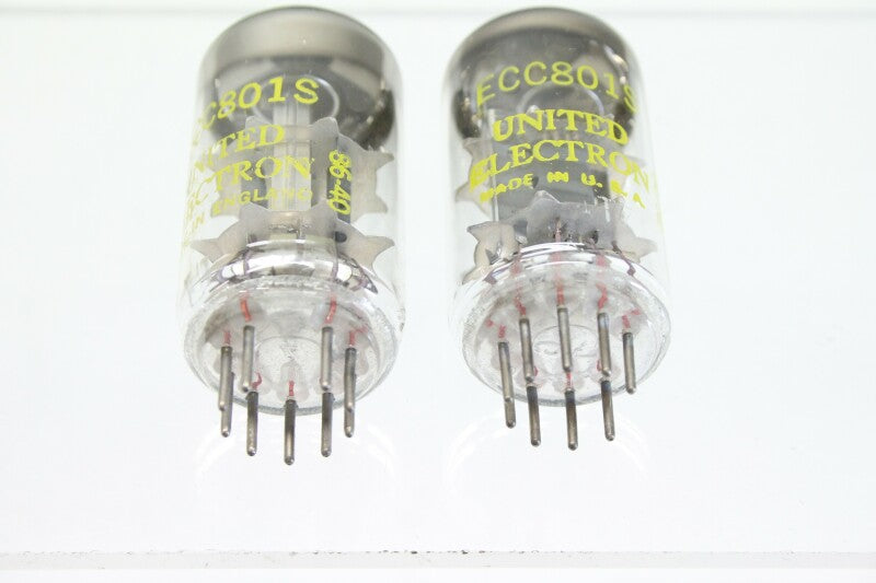United Electron ECC801S (12AT7) O-Getter Tube - Set of 2 Tubes