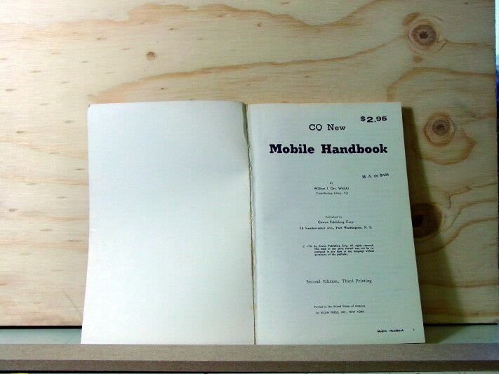 Unknown CQ New Mobile Handbook - William . I. Orr