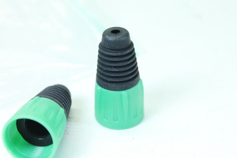Unknown Lot of 7 XLR Sockets With Green colored Boots