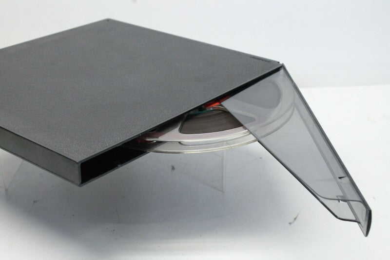 Agfa Plastic 1/4 Inch Tape Reel Storage Box, with Reel Inside (No.2)