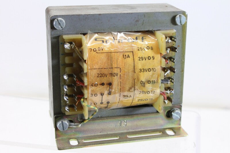 Unknown Schroff Transformer 220/110V - And 2x 25,29,33 Volt
