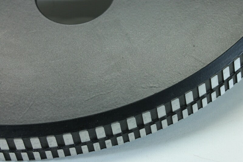 Unknown Turntable Platter with Rubber Turntable Mat