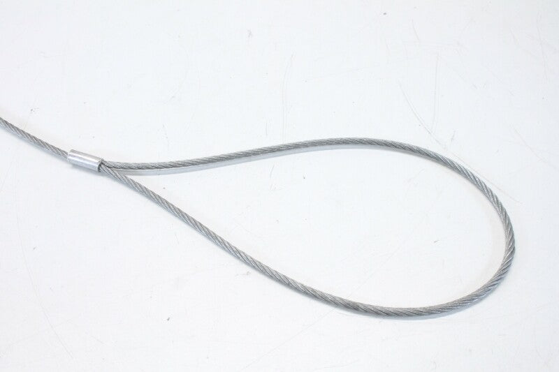 Unknown Steel Safety Cable - with Steel Carabine Hook - Max 85 KG Not certified
