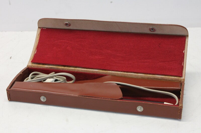 Unknown Vintage Light Exposure Meter Probe in Leather Case