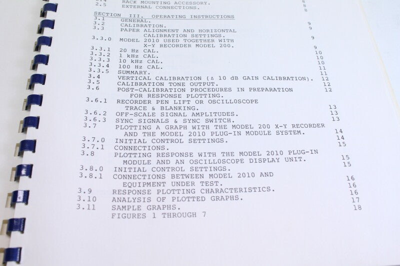 Urei model 2010 operating instructions