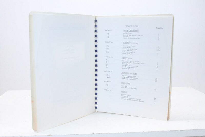 Urei 560 Feedback suppressor manual