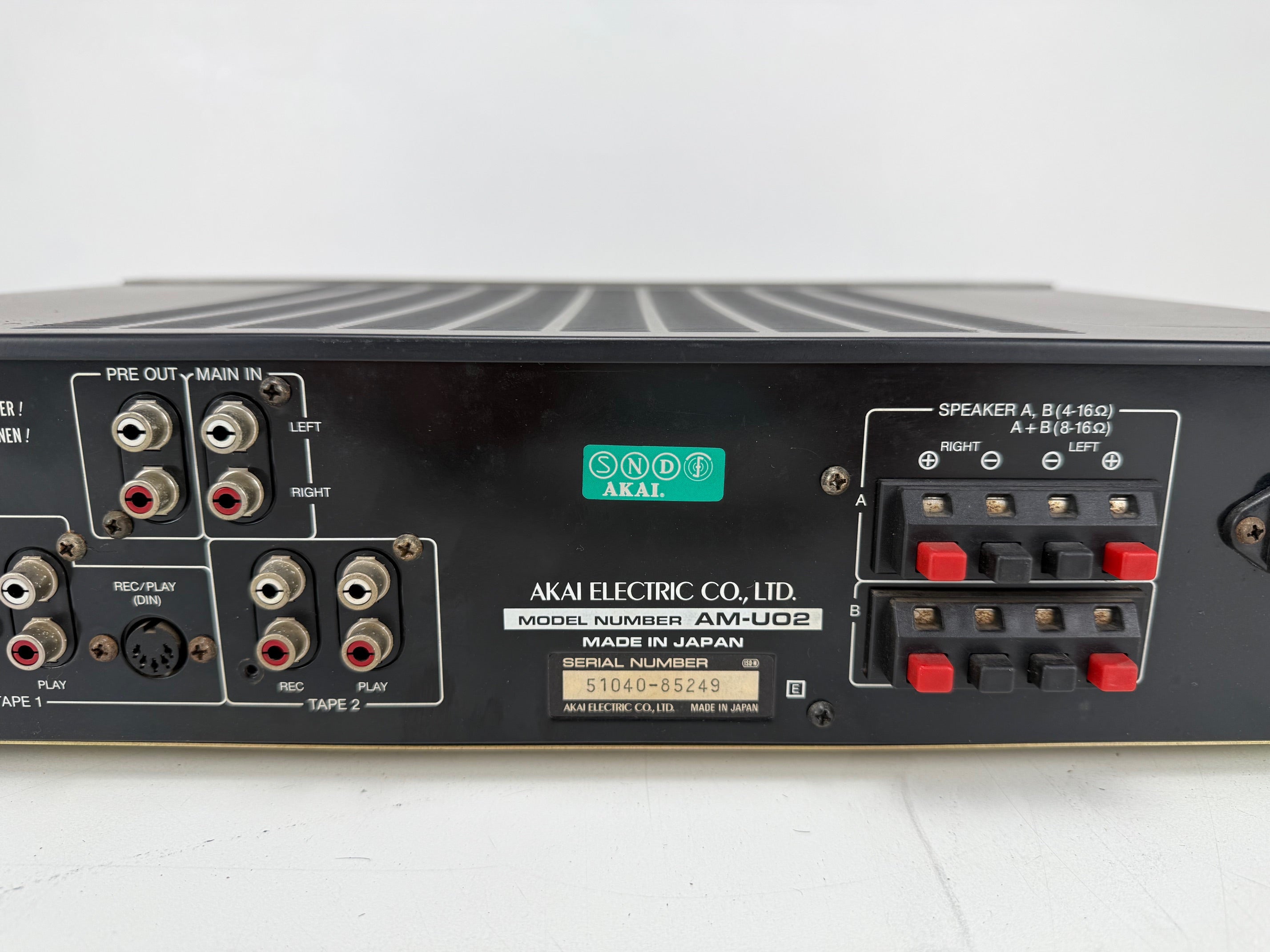 Akai AM-U02 Stereo Integrated Amplifier