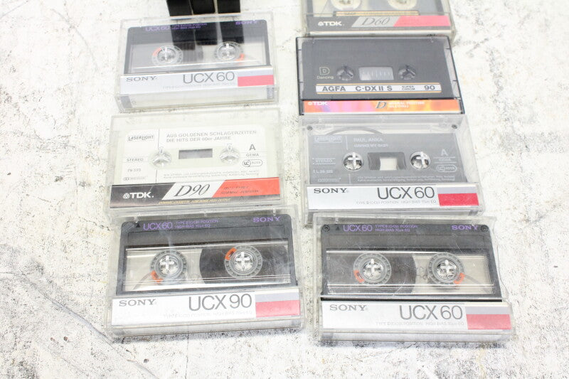 Various Assortment of used cassettes (11x)