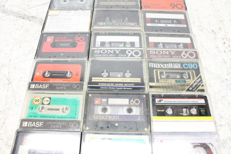 Various Assortment of used cassettes (21x)
