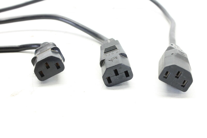 Various Lot with 3x (female) C13 to (male) C14 Cables in various lengths