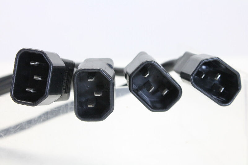 Various Lot with 4x (female) C13 to (male) C14 Cables