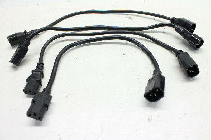 Various Lot with 4x (female) C13 to (male) C14 Cables