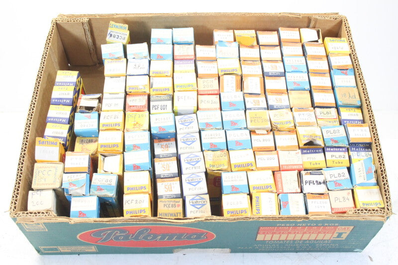 Various Big Lot Radio Tubes Various Brands And Types Approx 100 Tubes