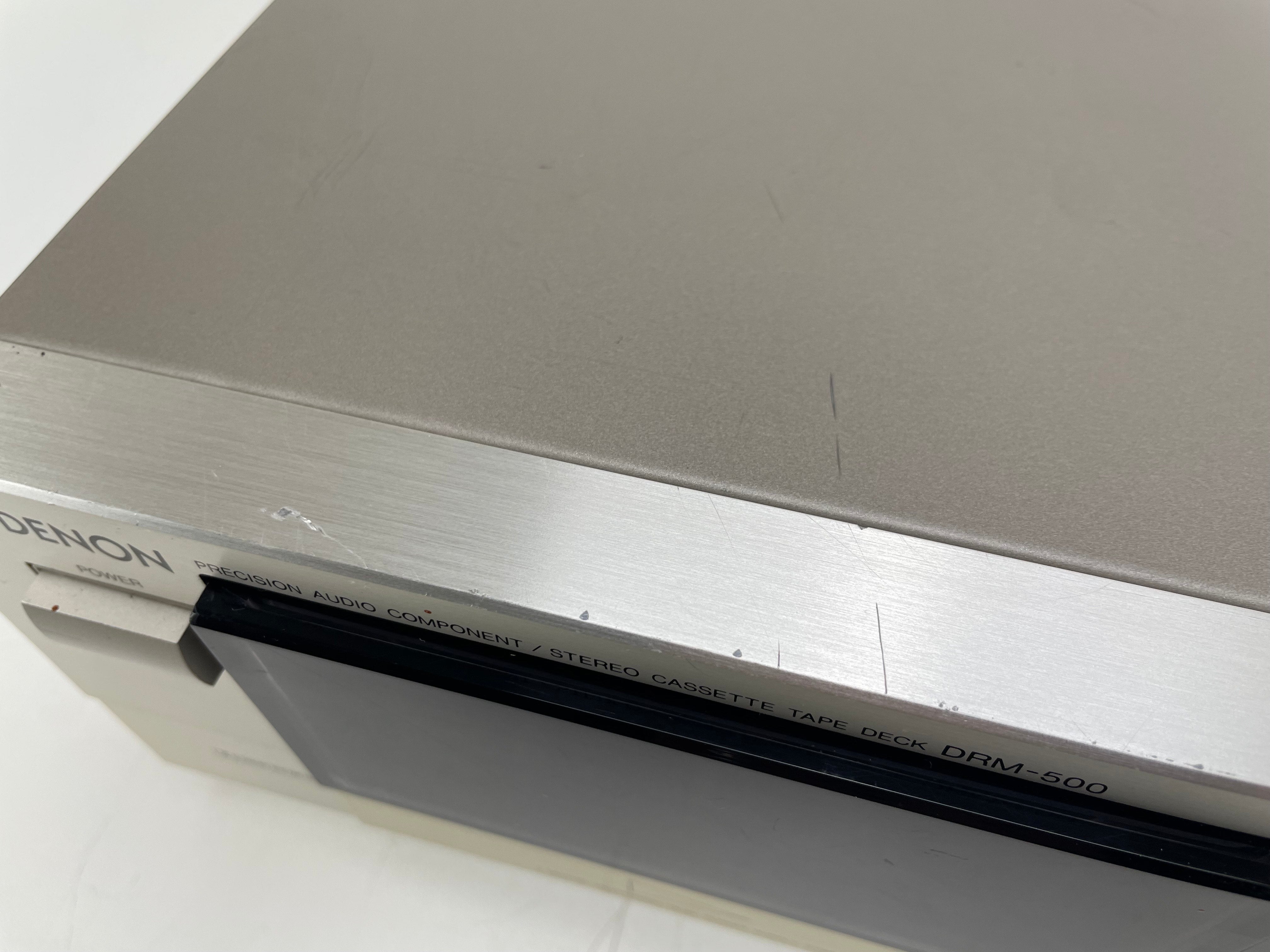 Denon DRM-500 - Stereo cassettedeck - Wit