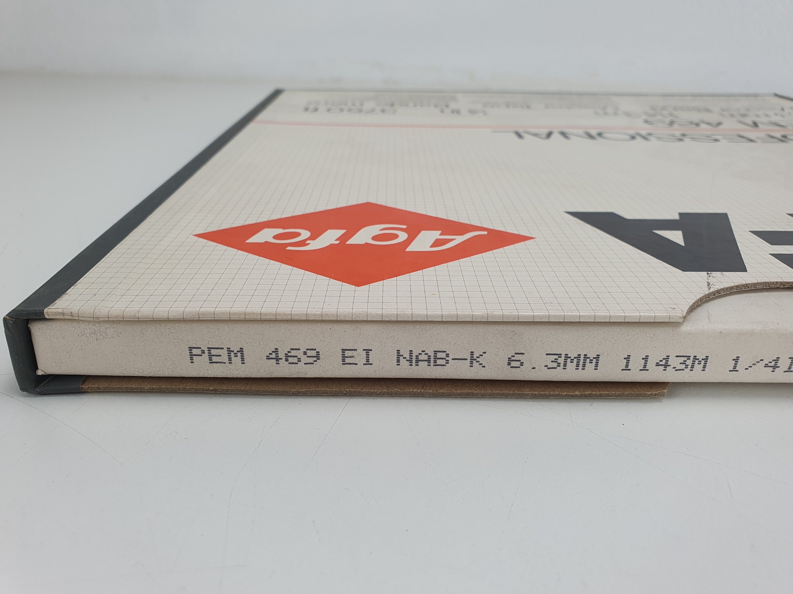 Agfa PEM469 1/4'' 3750ft -NEW old stock tape