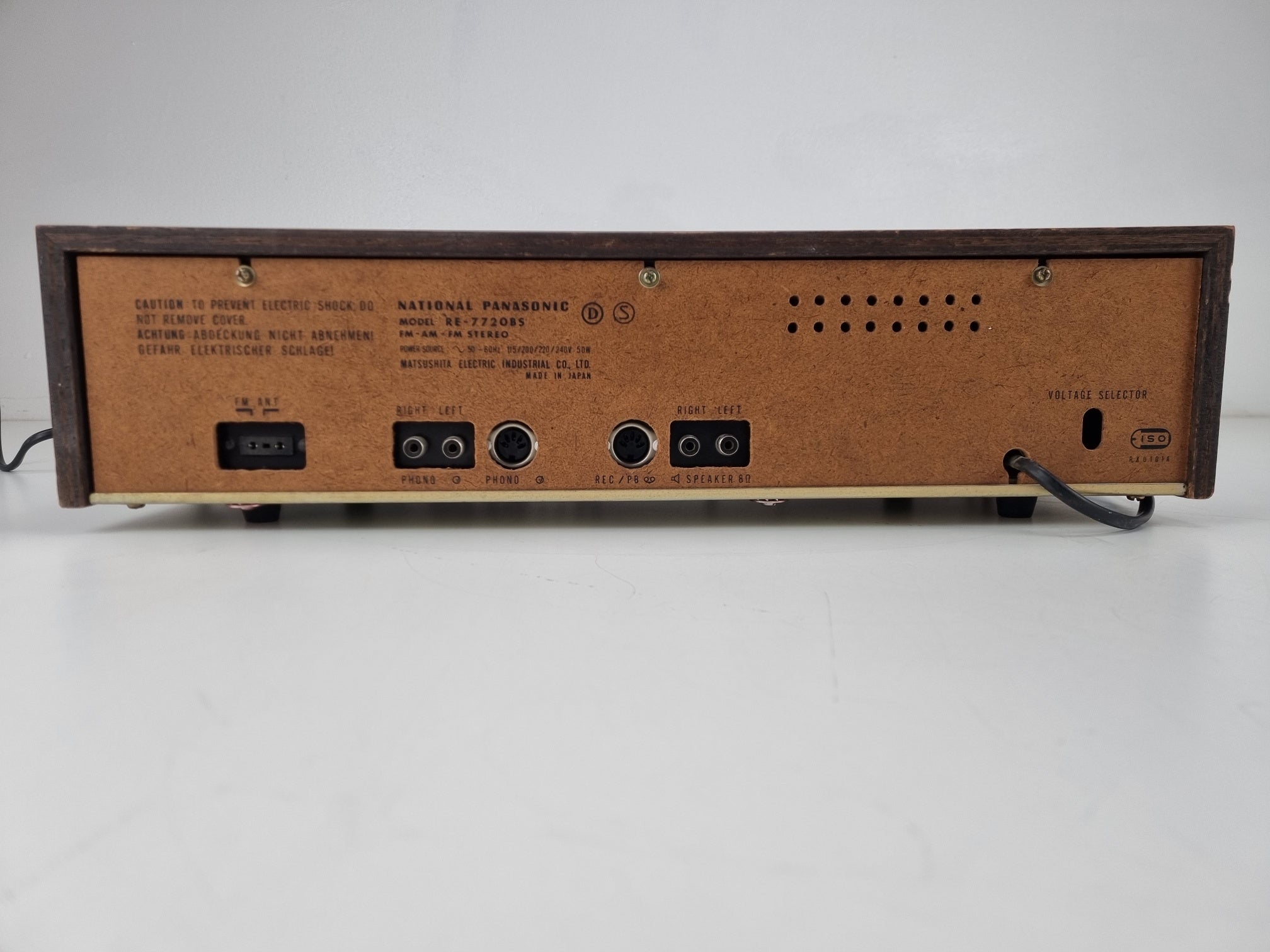 Panasonic RE-7720BS - FM-AM Stereo - Receiver