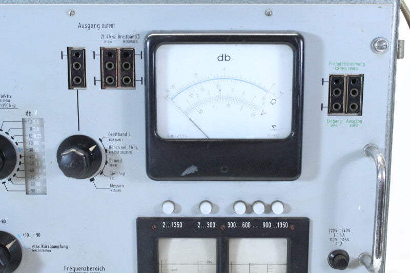 Wandel & Goltermann TFPM-76 TF-Pegelmesser Carrier Frequency Level Meter 0,3...1350 kHz