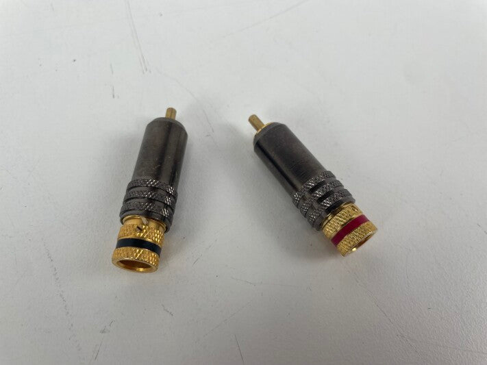 WBT-0144 Gold-Plated RCA Plugs – 2 Pairs (4 Plugs)