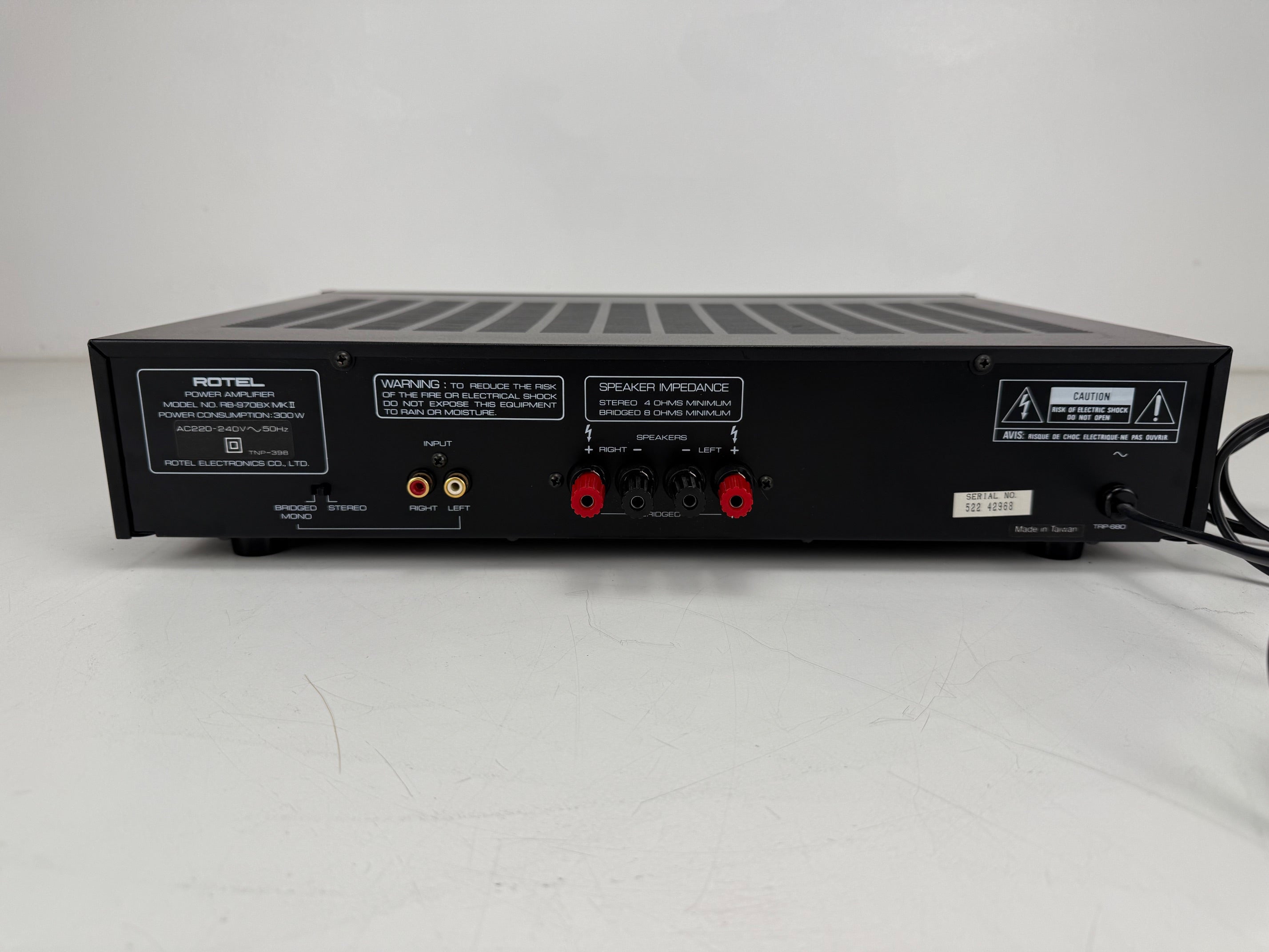 Rotel RB-970BX Stereo Power Amplifier