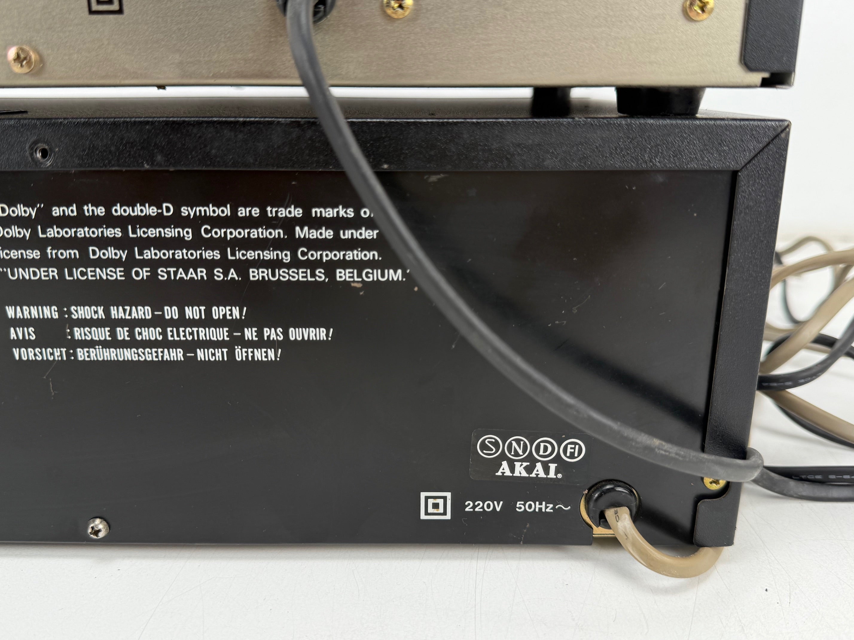 Akai AA-M8L Tuner Amplifier / HX-M10 Stereo Cassette Deck  Set - New Belts