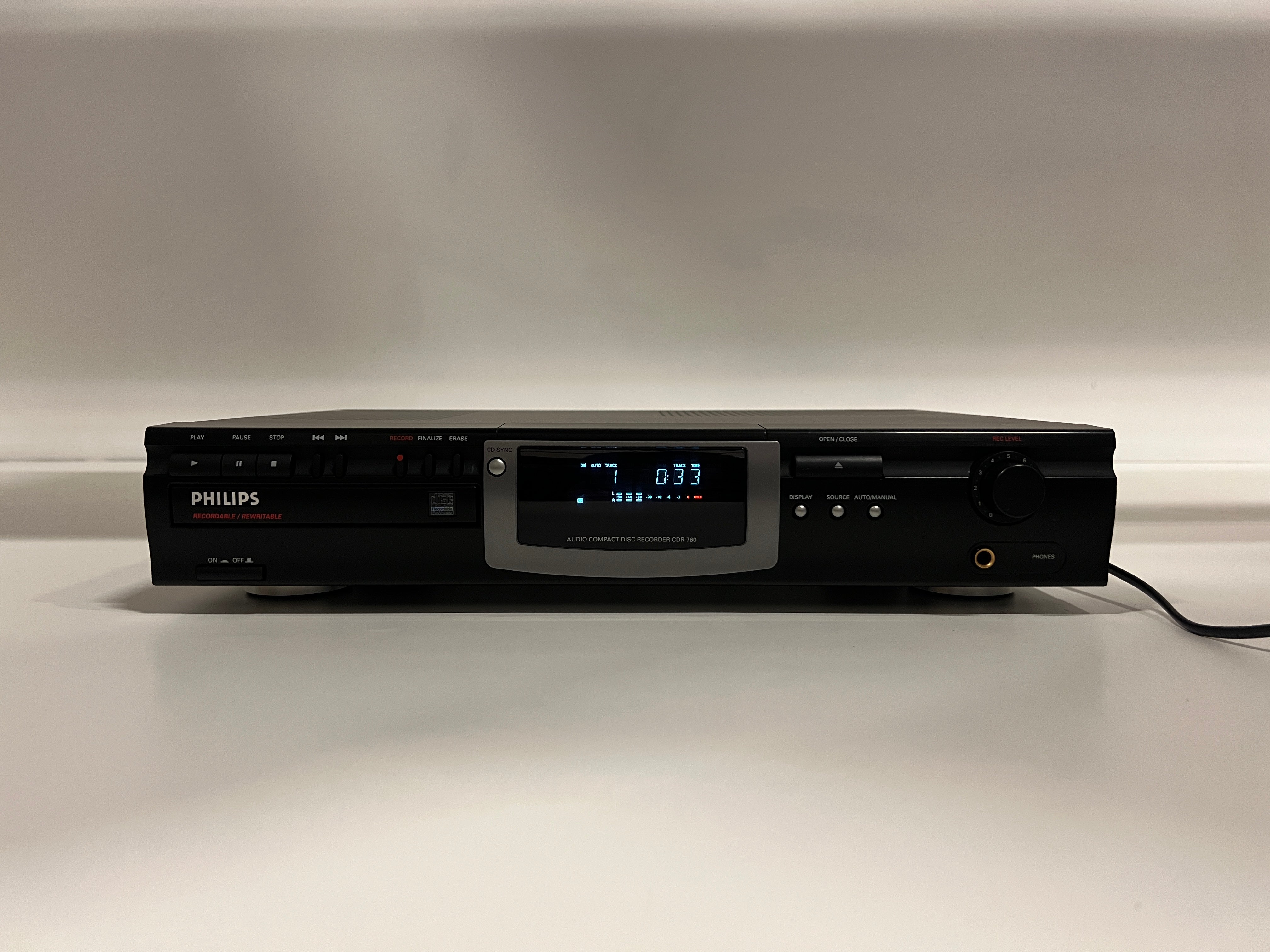 Philips CDR-760 - CD Player / Recorder