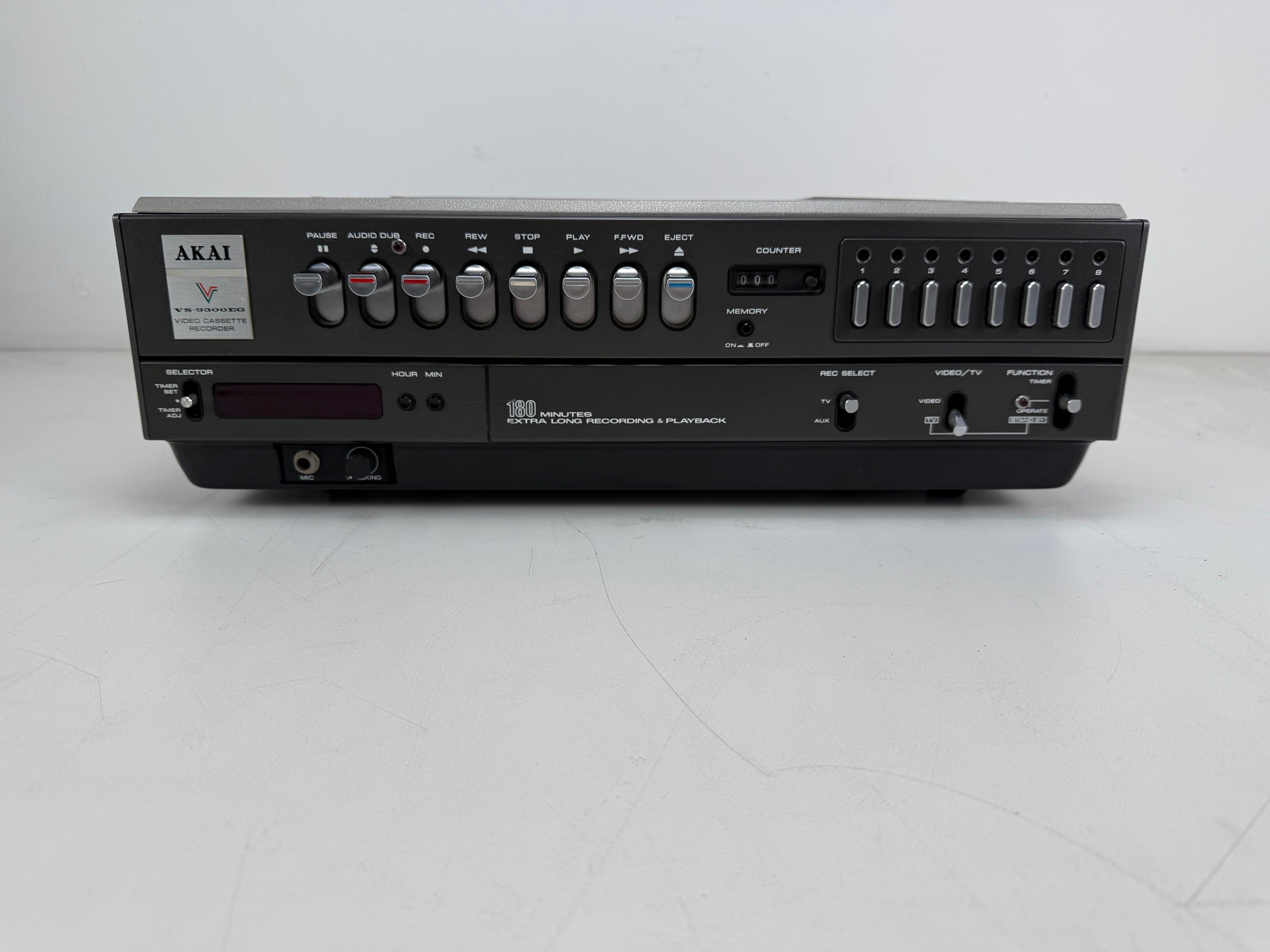 Akai VS - 9300EG Video Cassette Recorder - Sold as is