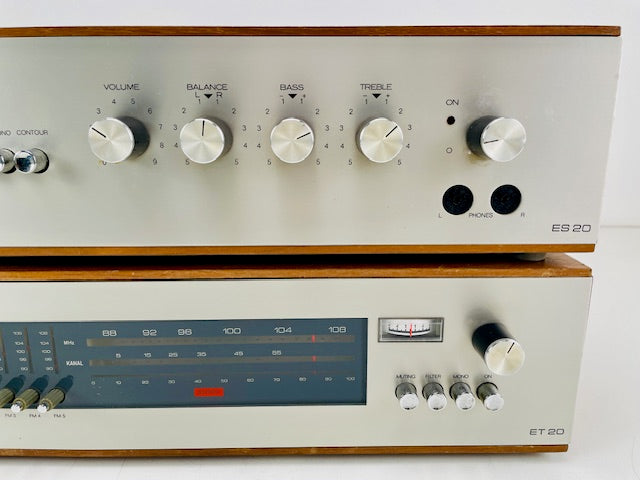 Klein & Hummel ES 20+ET20 Stereo Amplifier + AM/FM Tuner Set