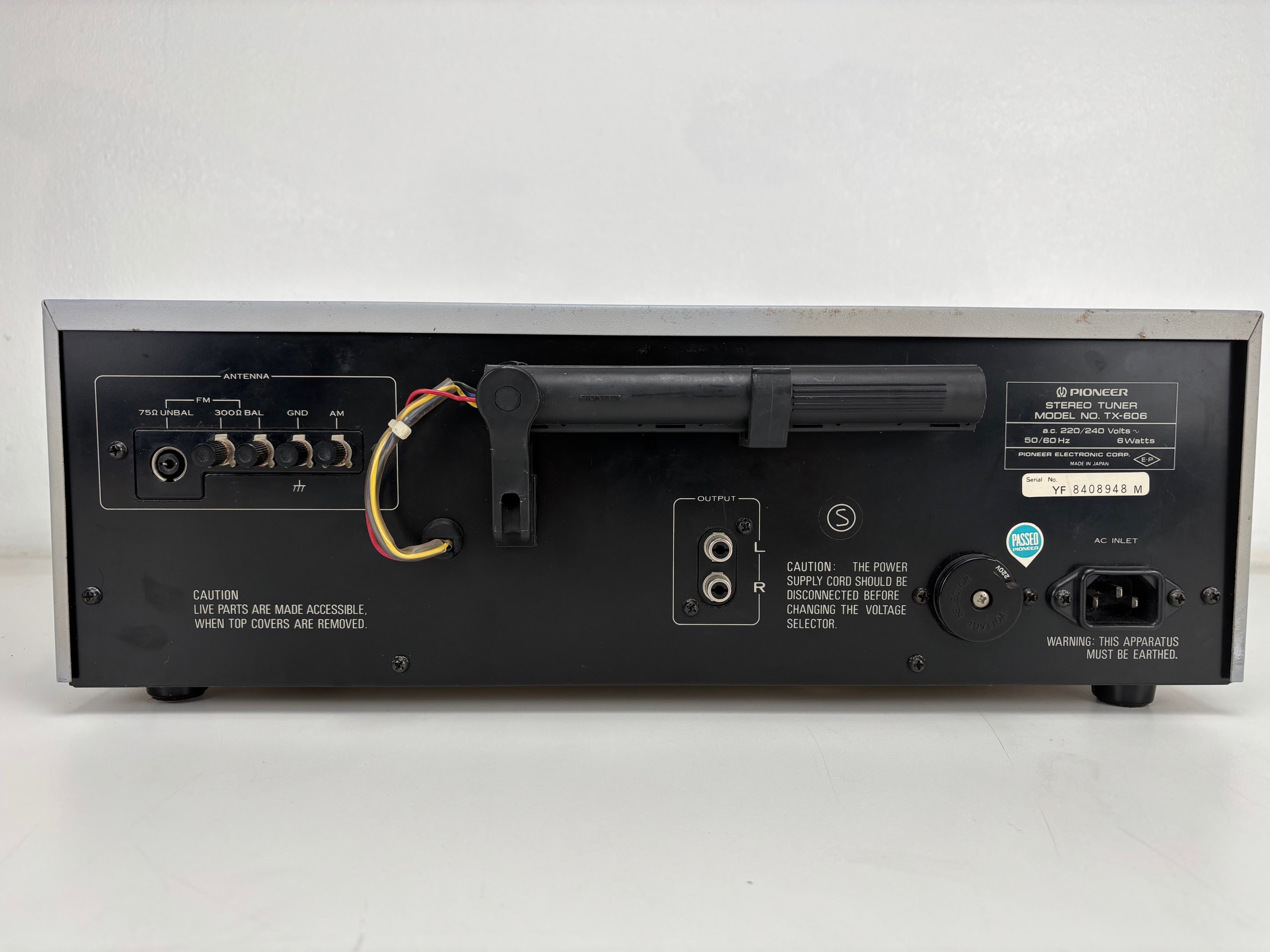 Pioneer TX-606 stereo tuner