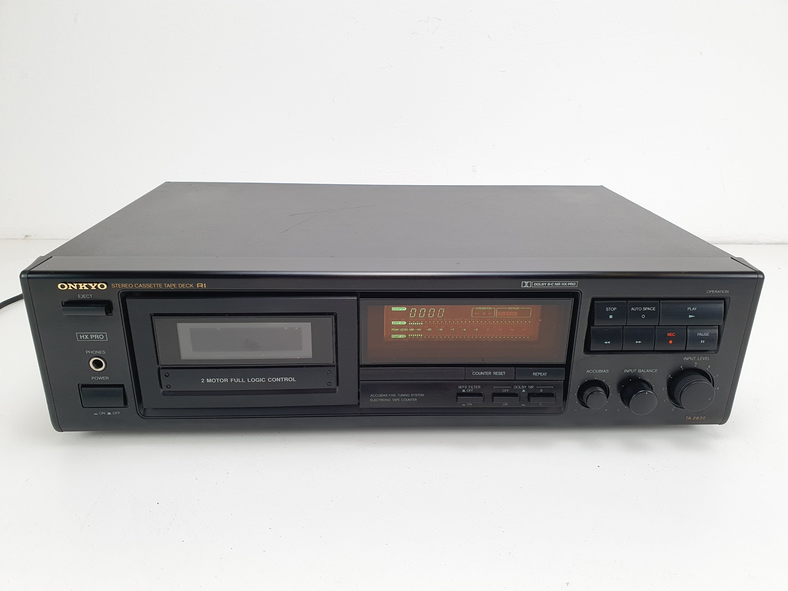 Onkyo TA-2820 2 head vintage cassette deck