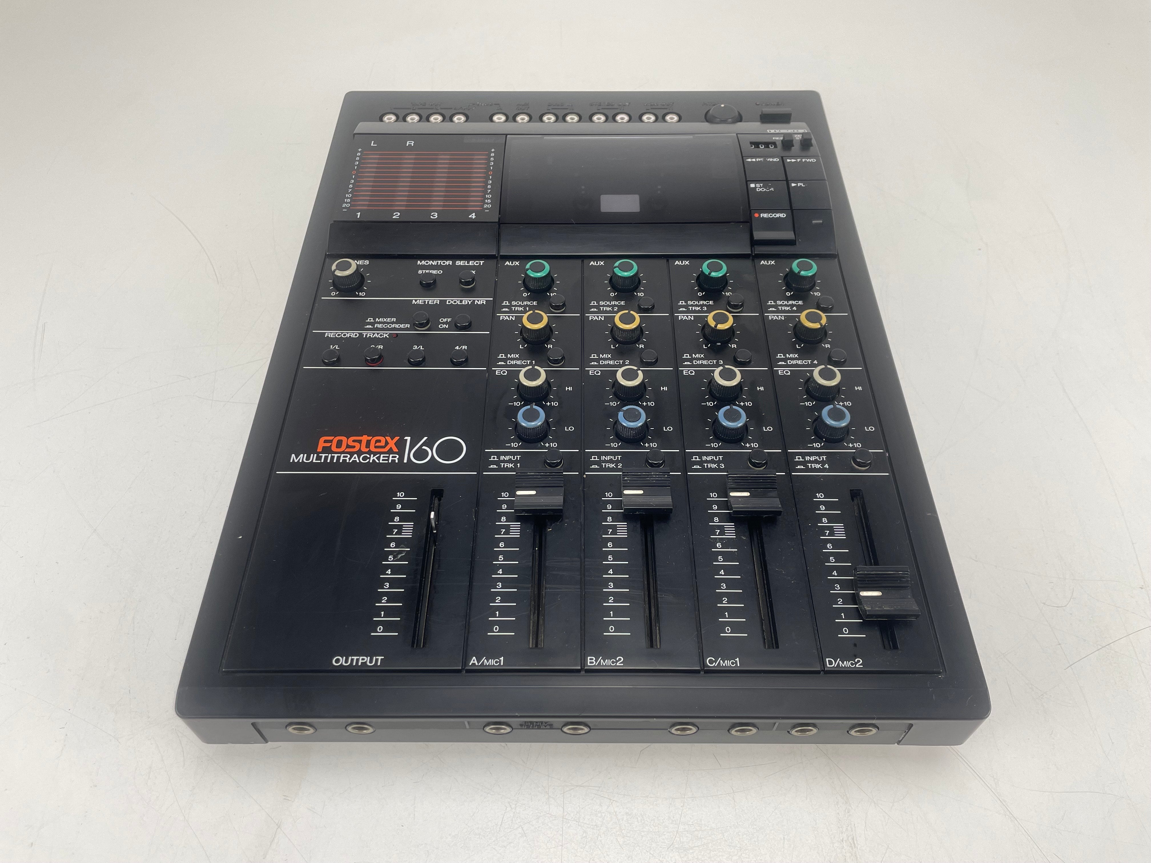 Fostex Multitracker 160 – 4-sporen cassetterecorder en mixer – Voor onderdelen of reparatie