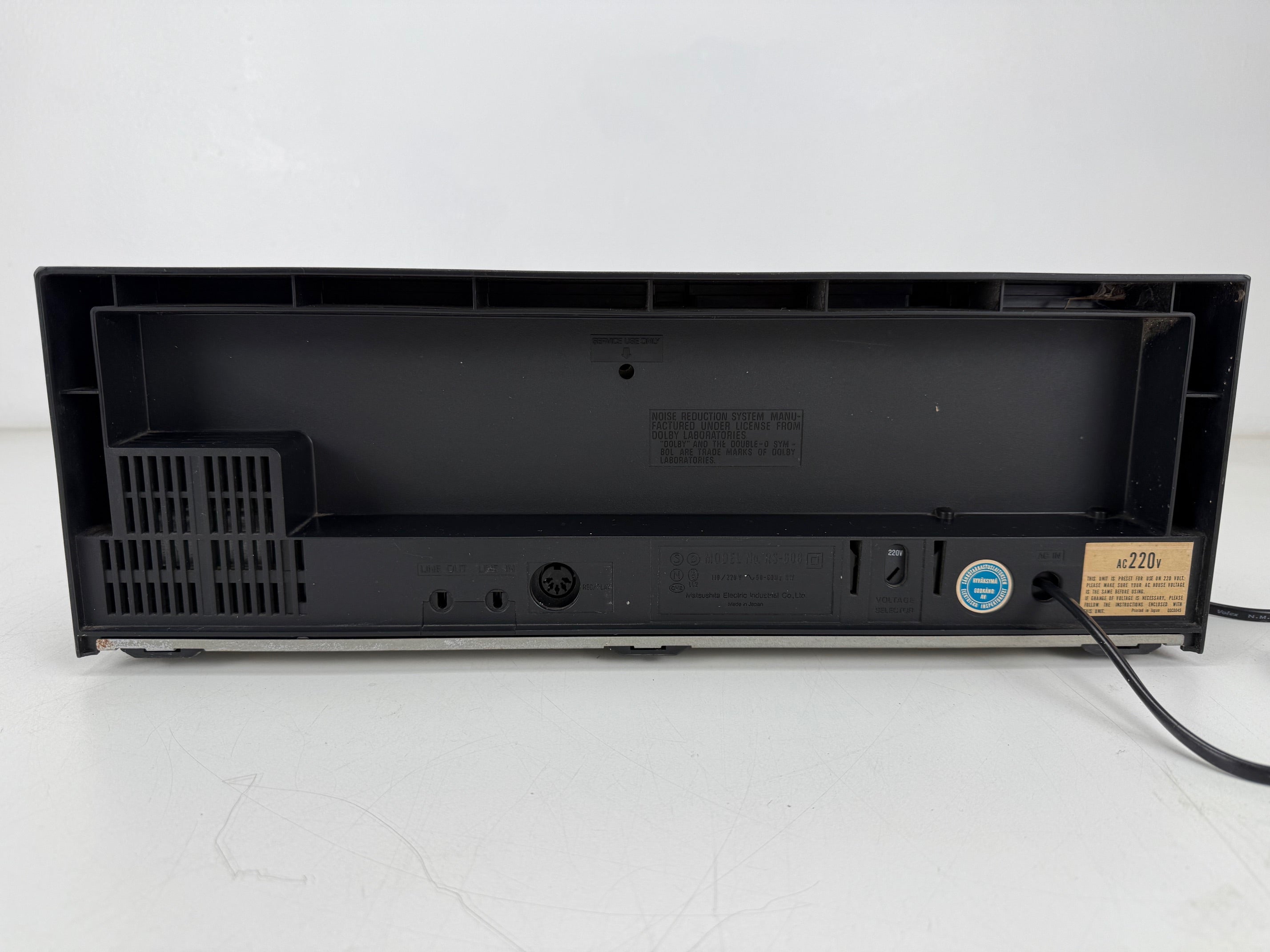 Panasonic RS-608 stereo cassettedeck - Onderhoud uitgevoerd
